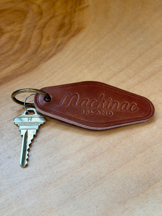 Motel Leather Keychain