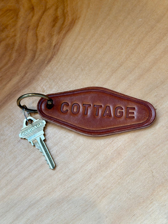 Motel Leather Keychain