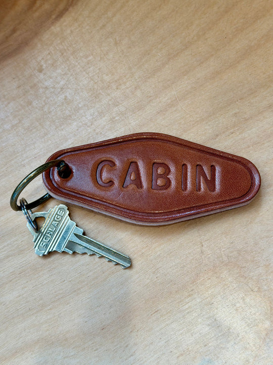 Motel Leather Keychain