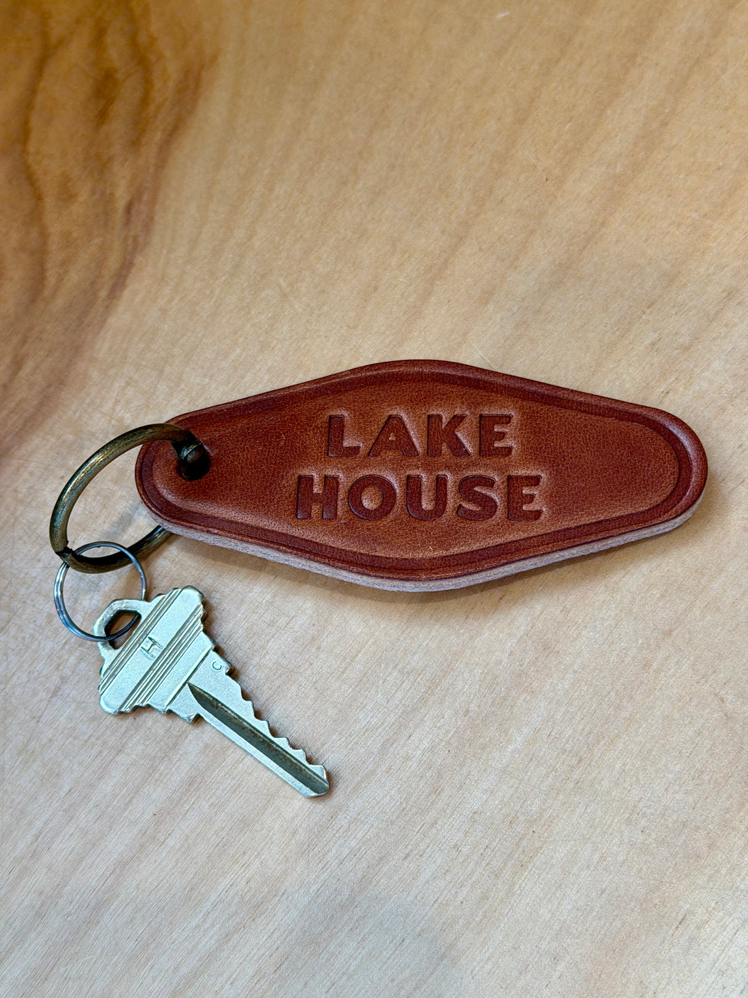 Motel Leather Keychain