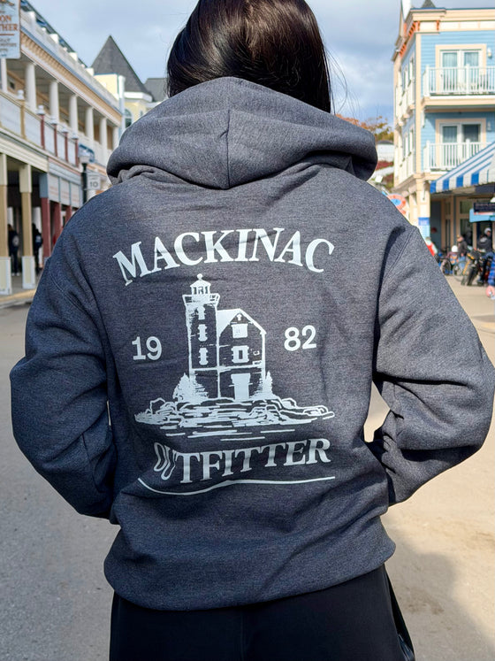 Mackinac Postage Stamp Full-Zip Sweatshirt