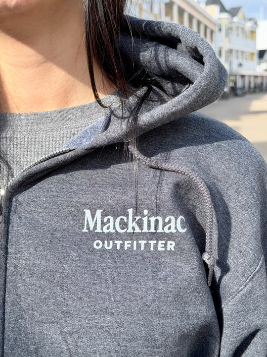 Mackinac Postage Stamp Full-Zip Sweatshirt