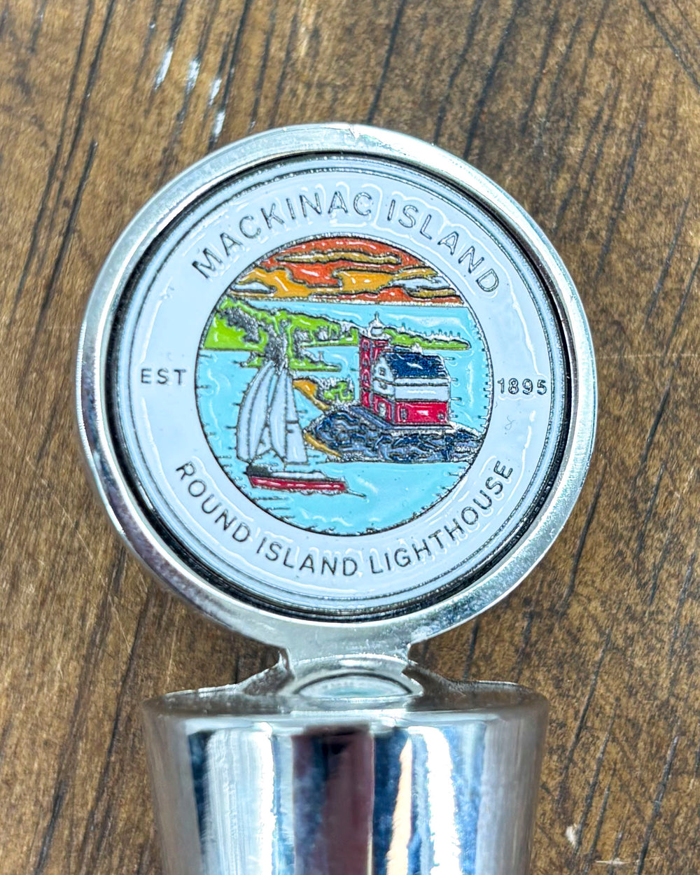 Lighthouse Medallion Wine Stopper