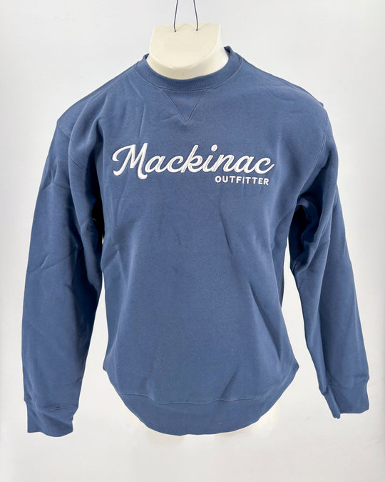Mackinac Script Crewneck Sweatshirt