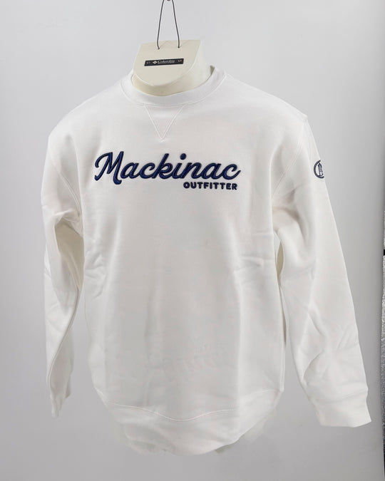 Mackinac Script Crewneck Sweatshirt