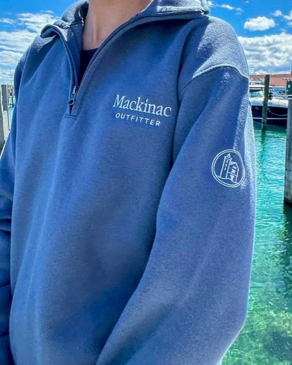 Mackinac Classic Emb 1/4 Zip M's