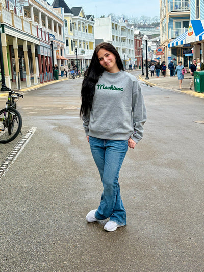 Mackinac Applique Triumph Crewneck
