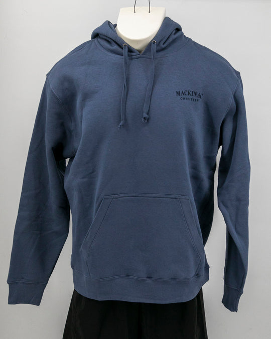 Mackinac Postage Stamp Hoodie