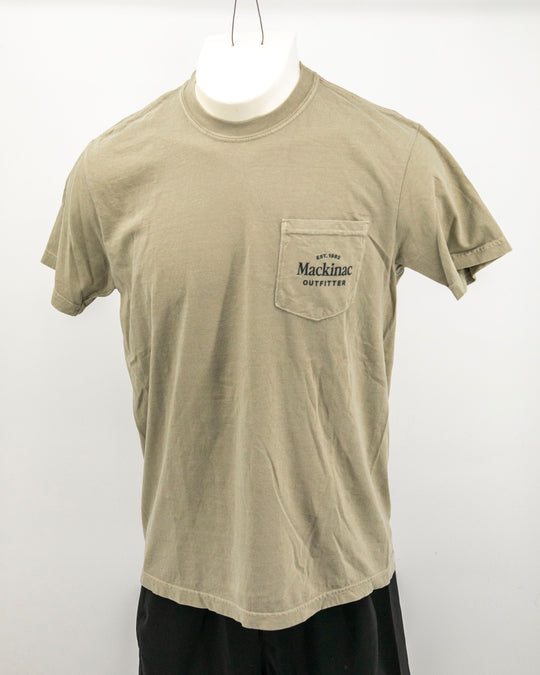 Mackinac Sailboat Patent Pocket Tee
