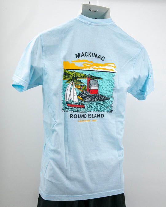 Round Island Summer Scene T-Shirt