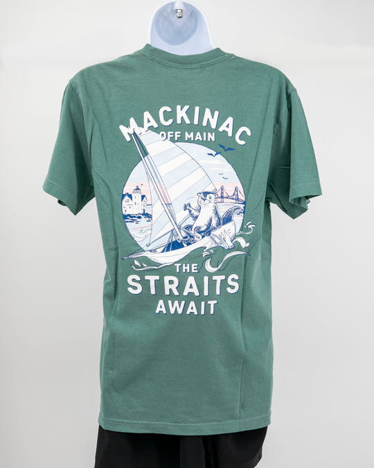 Mackinac Straits Await T-Shirt