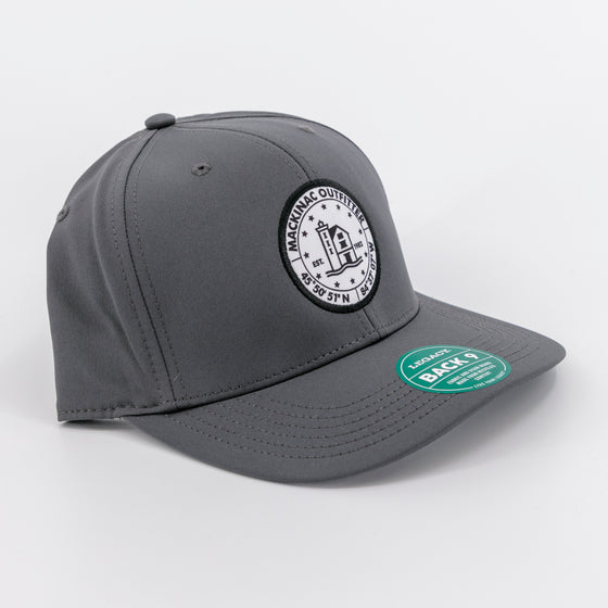 Back Nine Adjustable / Dark Grey / Circle with all info