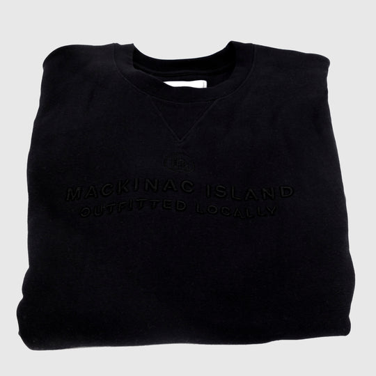 MO Outfitted Locally Crewneck / Black