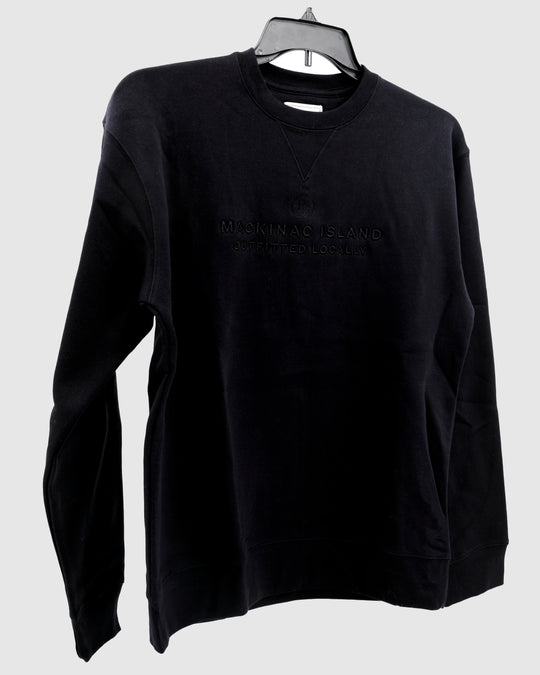 MO Outfitted Locally Crewneck / Black