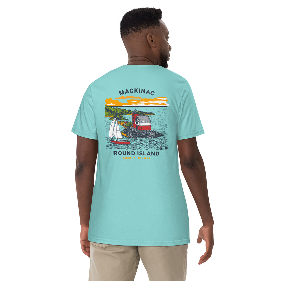 Round Island Summer Scene T-Shirt