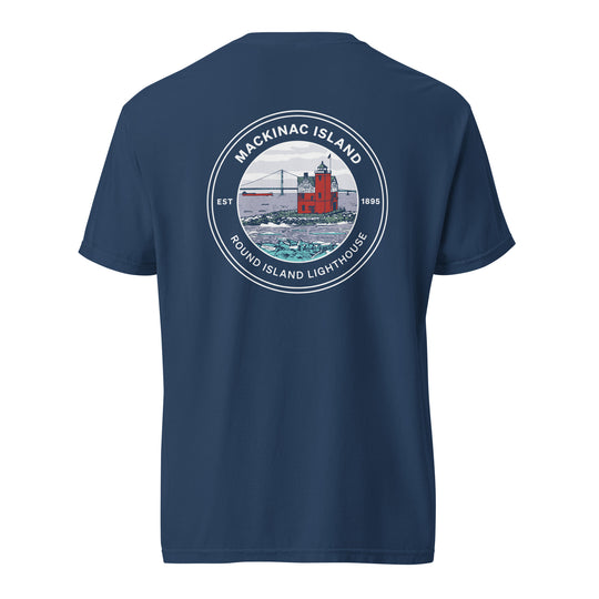 Round Island Winter Scene T-Shirt