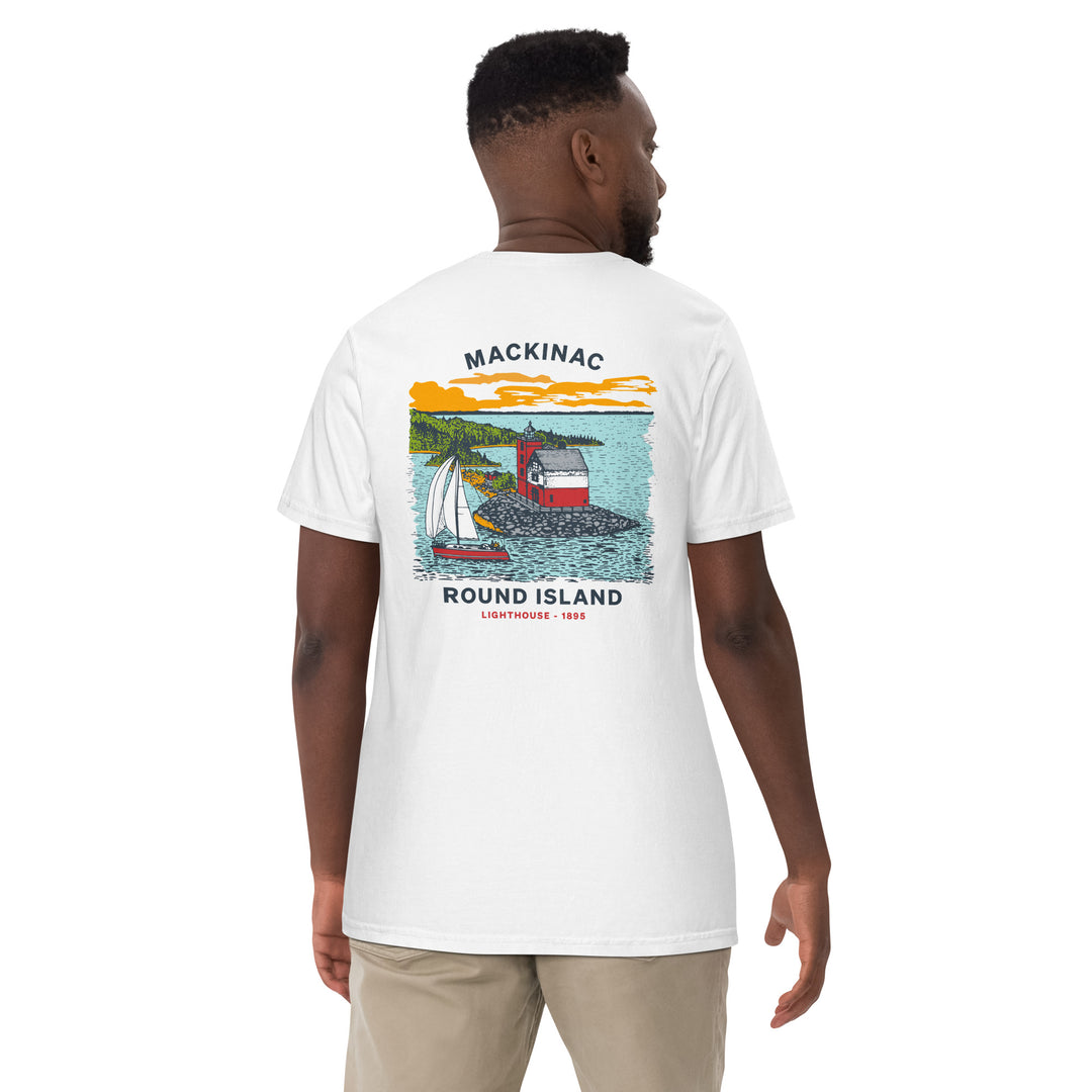 Round Island Summer Scene T-Shirt