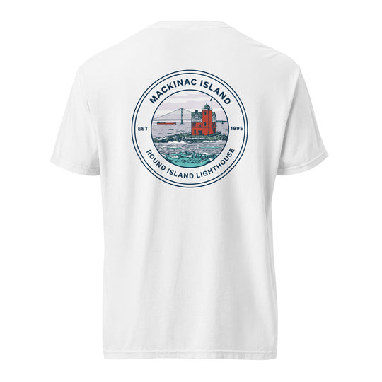 Round Island Winter Scene T-Shirt