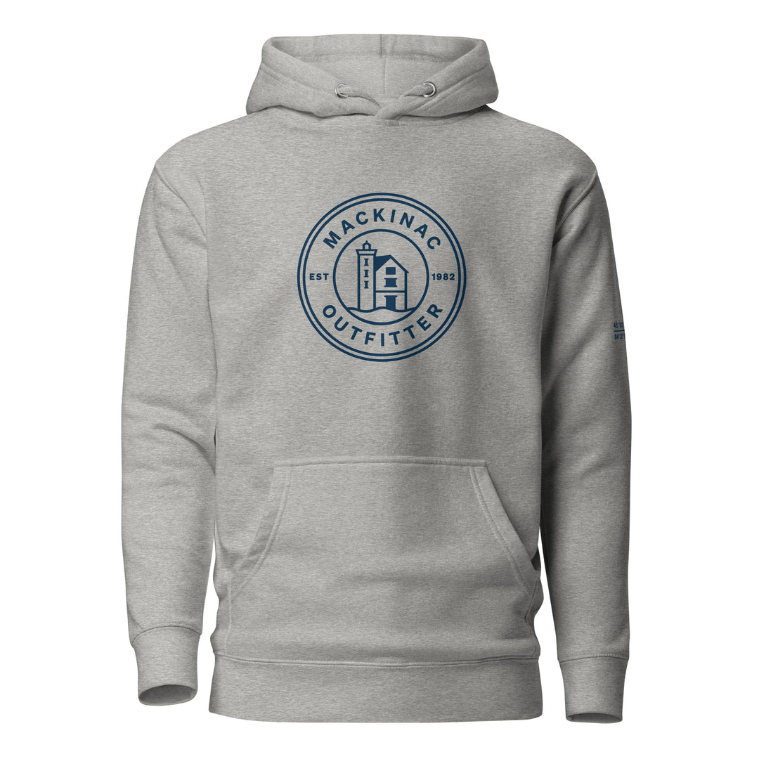 Mackinac Outfitter Circle Logo Hoodie