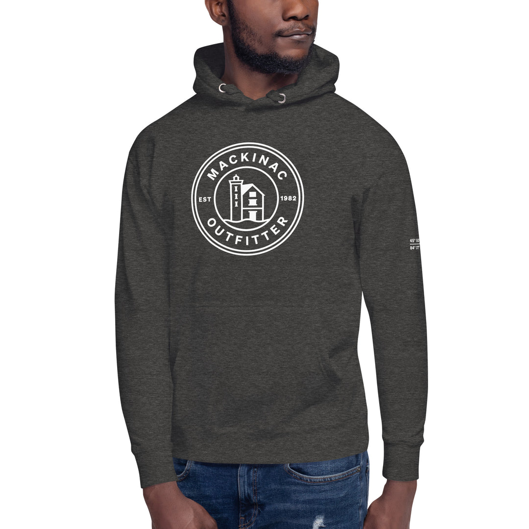 Mackinac Outfitter Circle Logo Hoodie