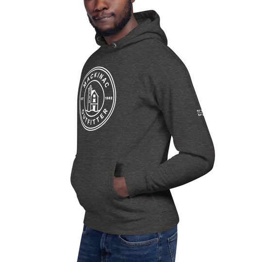 Mackinac Outfitter Circle Logo Hoodie