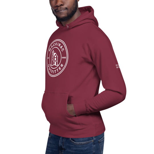 Mackinac Outfitter Circle Logo Hoodie