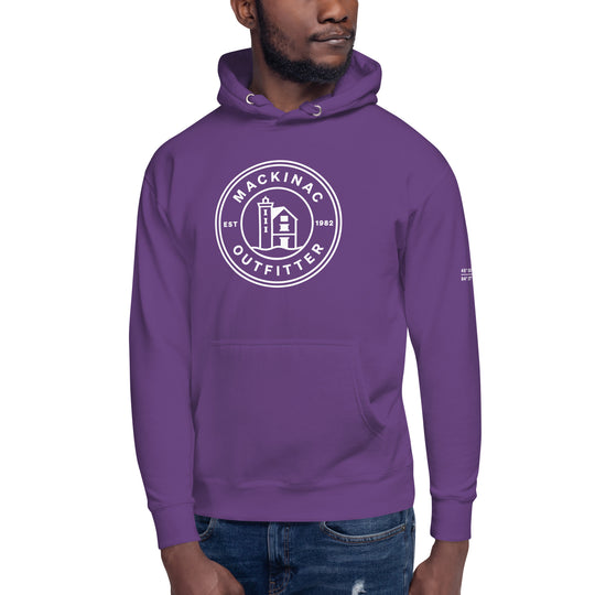 Mackinac Outfitter Circle Logo Hoodie