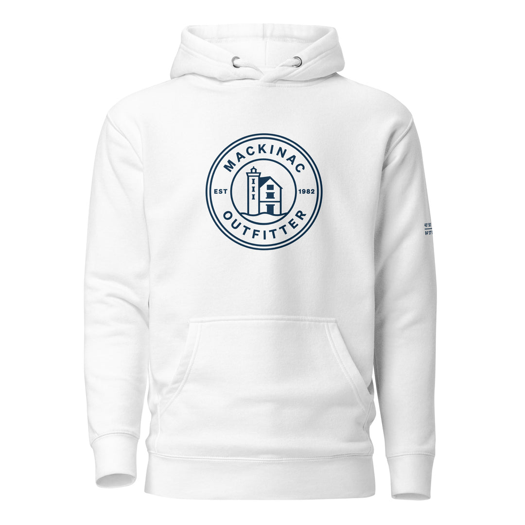 Mackinac Outfitter Circle Logo Hoodie