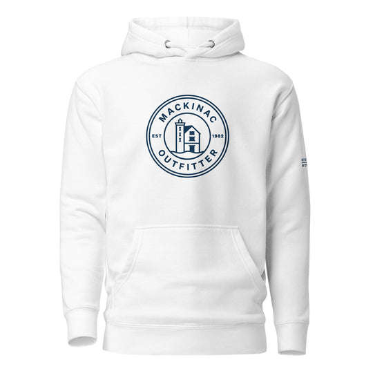 Mackinac Outfitter Circle Logo Hoodie